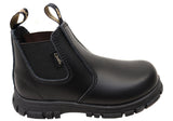 Grosby Ranch Junior Kids/Youths Pull On Leather Boots