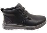 Skechers Mens Proven Yermo Comfortable Leather Lace Up Boots