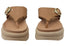 Pegada Elysiya Womens Brazilian Platform Leather Thongs Sandals