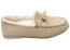 Homyped Grace Moccasin Womens Comfort Supportive Wide Width Slippers