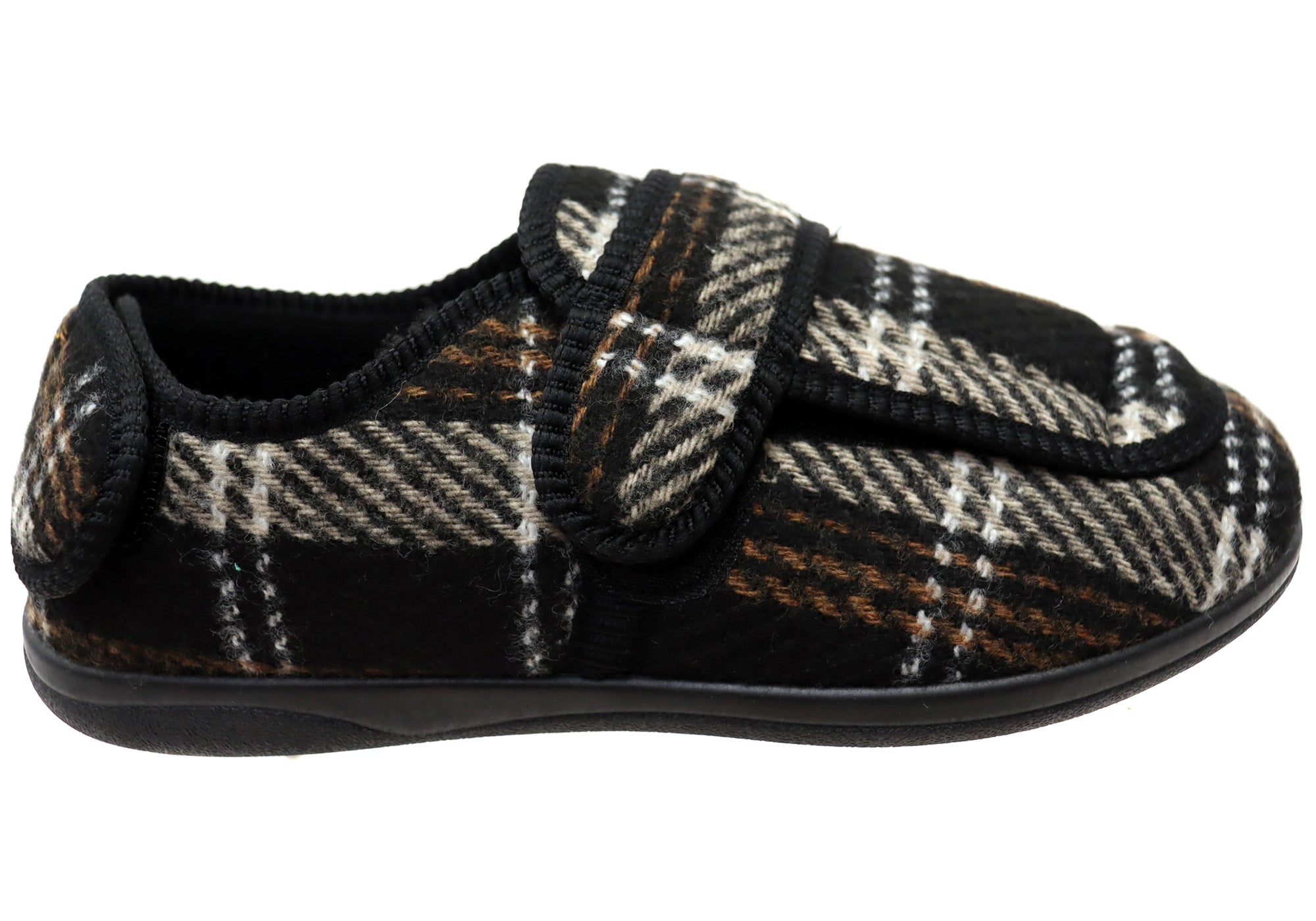Brown White Check