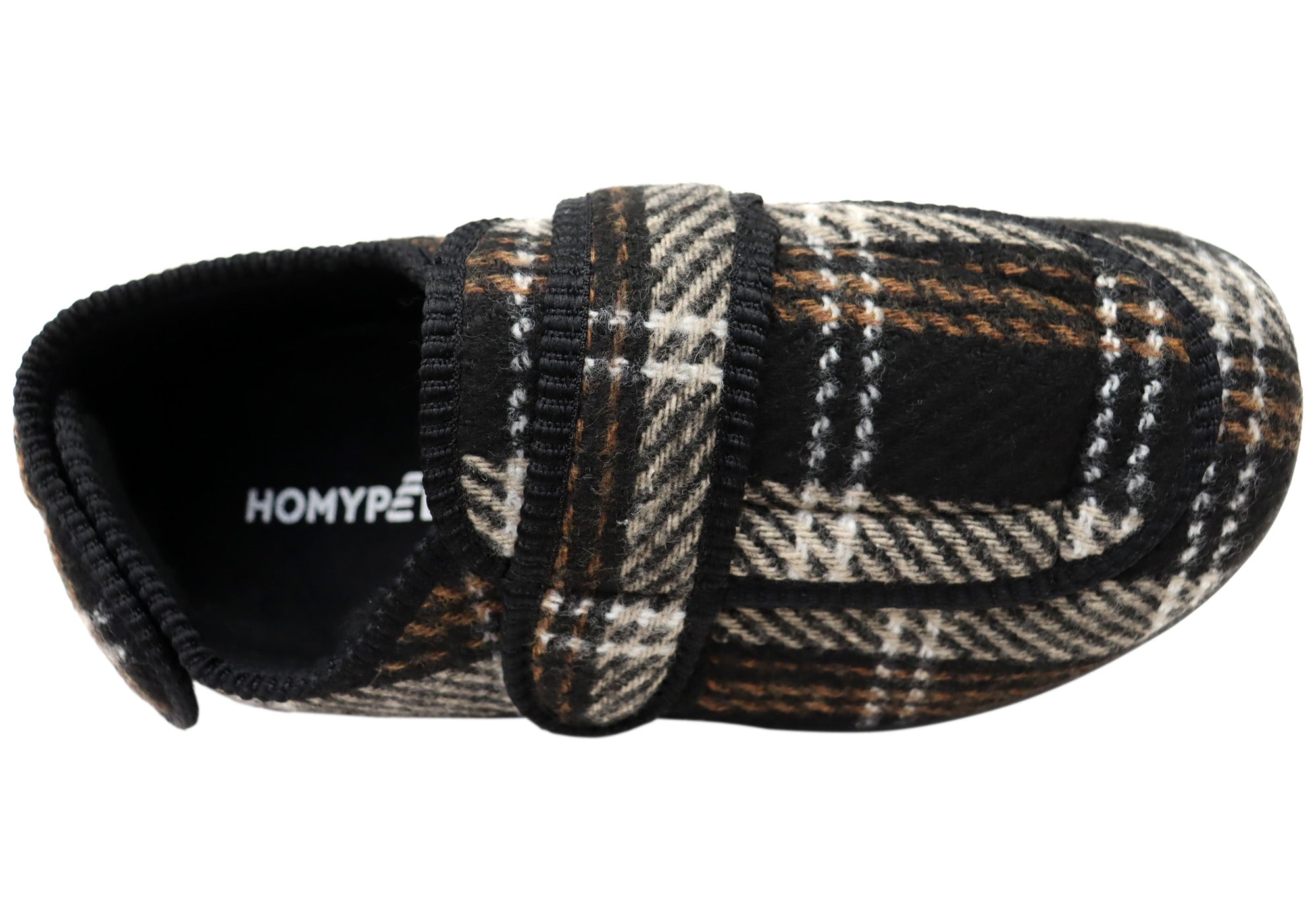 Brown White Check