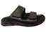 Pegada Thorne Mens Comfortable Leather Slide Sandals Made In Brazil