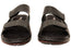 Pegada Thorne Mens Comfortable Leather Slide Sandals Made In Brazil