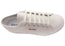 Superga Womens 2790 Tumbled Leather Platform Lace Up Shoes