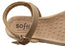 Softli Ebony Womens Brazilian Sandals With Comfortable Footbed