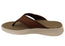 Pegada Lachlan Mens Comfortable Leather Thongs Sandals Made In Brazil