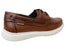 Pegada Vico Mens Leather Comfortable Casual Boat Shoes Made In Brazil
