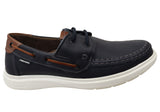 Pegada Vico Mens Leather Comfortable Casual Boat Shoes Made In Brazil