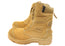 KingGee Mens Bennu Pro 9 Comfortable Leather Work Boots Wheat