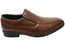 Explorer Mens Russell Leather Comfortable Slip On Dress Shoes