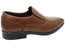 Explorer Mens Russell Leather Comfortable Slip On Dress Shoes