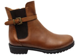 Orizonte Hampton Womens European Comfortable Leather Ankle Boots