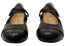 Ziera Xray XW Black Leather Womens Extra Wide Fit Mary Jane Shoes
