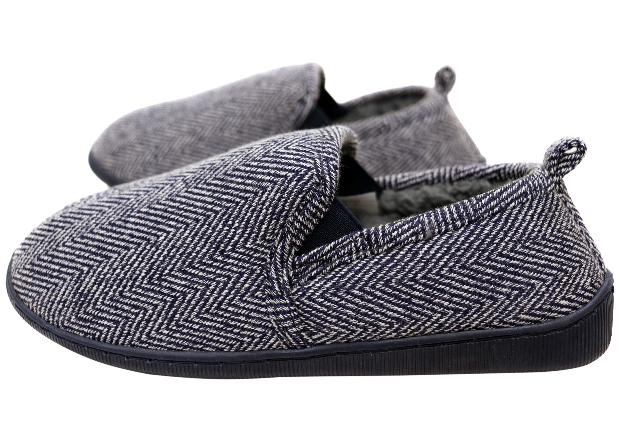 Navy Houndstooth 