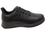 Axign Unisex Action Leather Lightweight Work Orthotic Shoes
