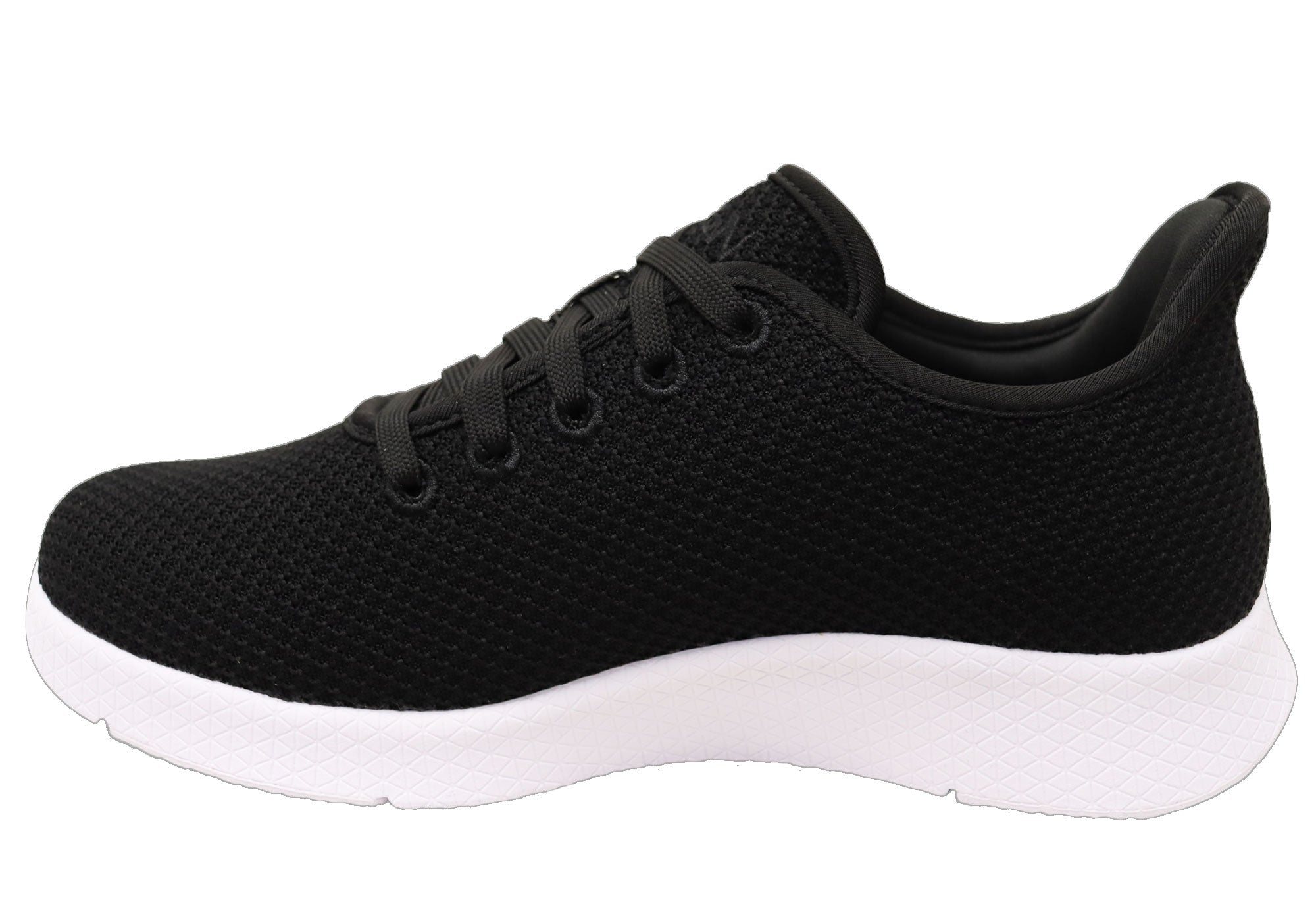 Black With White sole