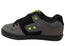 DC Shoes Mens Comfortable Leather Pure Shoes Grey Black