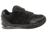 DC Shoes Mens Comfortable Leather Versatile Shoes Black Black