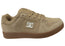 DC Shoes Mens Comfortable Manteca 4 Leather Lace Up Sneakers Tan Gum