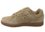 DC Shoes Mens Comfortable Manteca 4 Leather Lace Up Sneakers Tan Gum