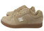 DC Shoes Mens Comfortable Manteca 4 Leather Lace Up Sneakers Tan Gum