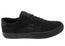 DC Shoes Mens Comfort Teknic Leather Lace Up Shoes Black Black Black