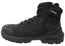 KingGee Mens Quantum Hybrid Zip Lace Composite Toe Work Boots Black