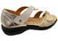 Revere Geneva Womens Comfortable Leather Medium Width Sandals