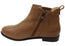 Scholl Orthaheel Trinity Womens Comfort Supportive Leather Ankle Boots