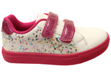 Grosby Glitz Kids Comfortable Adjustable Strap Girls Shoes