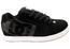 DC Shoes Mens Net Comfortable Leather Lace Up Shoes Black Grey Black
