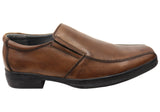 Julius Marlow Premium Mens Leather Slip On Dress Shoes