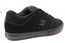 DC Shoes Mens Comfortable Leather Pure Lace Up Shoes Black Black Black