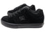 DC Shoes Mens Comfortable Leather Pure Lace Up Shoes Black Black Black