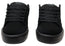 DC Shoes Mens Comfortable Leather Pure Lace Up Shoes Black Black Black