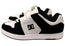 DC Shoes Mens Comfortable Leather Manteca 4 Shoes White Black Black