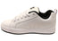DC Shoes Mens Court Graffik Leather Lace Up Shoes White Black Black