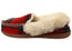 Dearfoams Womens Ryland Cabin Moccasin Comfortable Slippers