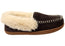 Dearfoams Womens Ryland Cabin Moccasin Comfortable Slippers