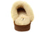 Dearfoams Womens Helena Genuine Suede Scuff With Prayer Seam Slippers