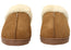 Dearfoams Womens Helena Genuine Suede Scuff With Prayer Seam Slippers