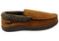 Dearfoams Mens Alexander Microsuede Moccasin Comfortable Slippers