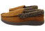 Dearfoams Mens Alexander Microsuede Moccasin Comfortable Slippers