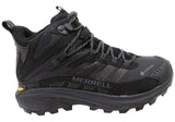 Merrell Mens Moab Speed 2 Mid Gore Tex Comfortable Lace Up Boots