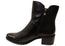 Caprice Danielar Womens Wide Fit Comfortable Leather Ankle Boots