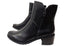Caprice Danielar Womens Wide Fit Comfortable Leather Ankle Boots