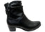 Caprice Dorita Womens Wide Fit Comfortable Leather Ankle Boots