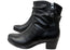 Caprice Dorita Womens Wide Fit Comfortable Leather Ankle Boots