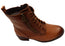Caprice Delaney Womens Extra Wide Fit Comfortable Leather Ankle Boots